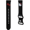 Hello Kitty Silicone Kitty Head strap universal 20mm - black - (Hel000102-0)