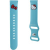 Hello Kitty Silicone Kitty Head strap universal 20mm - blue - (Hel000098-0)