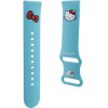 Hello Kitty Silicone Kitty Head strap universal 22mm - blue - (Hel000099-0)