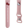 Hello Kitty Silicone Kitty Head strap universal 22mm - pink - (Hel000100-0)