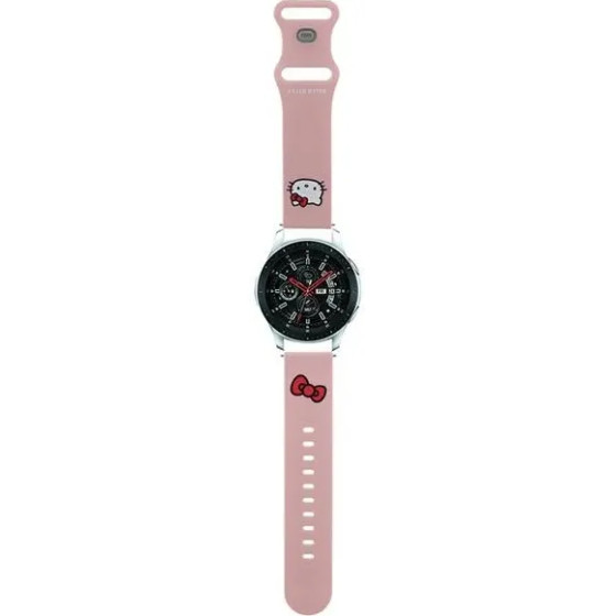 Hello Kitty Silicone Kitty Head strap universal 22mm - pink - (Hel000101-0)