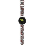 Hello Kitty Silicone Tags Graffiti strap universal 20mm - pink - (Hel000108-0)