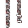 Hello Kitty Silicone Tags Graffiti strap universal 22mm - pink - (Hel000109-0)