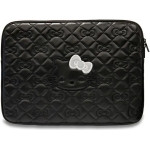 Hello Kitty Zip PU Quilted Bows case for a 14 laptop - black - (Hel000126-0)