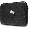 Hello Kitty Zip PU Quilted Bows case for a 14 laptop - black - (Hel000126-0)