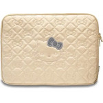 Hello Kitty Zip PU Quilted Bows case for a 14 laptop - gold - (Hel000125-0)