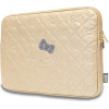 Hello Kitty Zip PU Quilted Bows case for a 14 laptop - gold - (Hel000125-0)
