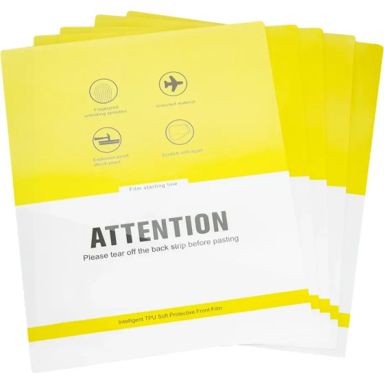 Hurtel 20 pcs. Hydrogel foil for the tablet, self-healing for cutting with a plotter (29 cm x 22.5 cm) - (Ultra-Clear Auto repair Hydrogel Tablet Screen Protector (300*230mm) 20 pcs)