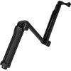 Hurtel 3 in 1 Monopod Tripod with Selfie Stick for GoPro - Black - (Tripod monopod 3 way wired selfie stick mount for gopro)
