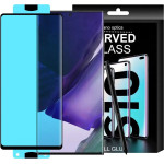 Hurtel 3D Edge Nano Flexi Glass Hybrid Full Screen Protector with frame for Samsung Galaxy S21+ 5G (S21 Plus 5G) black - (Hot Bending full glue Nano glass Samsung S21+)