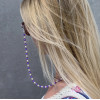 Hurtel A chain for glasses, beads, an orange pendant - (color beads Pattern 17)