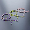 Hurtel A chain for glasses, beads, an orange pendant - (color beads Pattern 17)