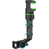 Hurtel Adjustable car rearview mirror holder for smartphone - (Rearview Mirror Phone Holder green)