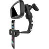 Hurtel Adjustable car rearview mirror holder for smartphone black - (Rearview Mirror Phone Holder black)