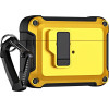 Hurtel Airpods 4 Pro Armor Case with Carabiner - Yellow - (Pro Armour Airpods Case with hook - AirPods 4 yellow)