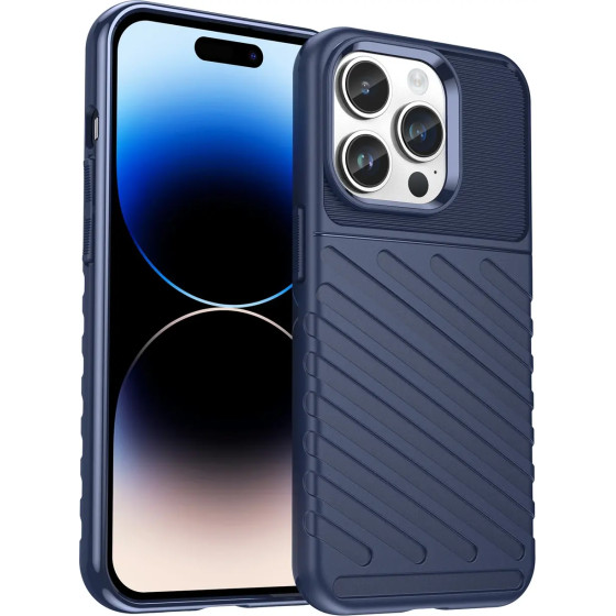 Hurtel armored case - (THUNDER CASE IPHONE 14 PRO BLUE)