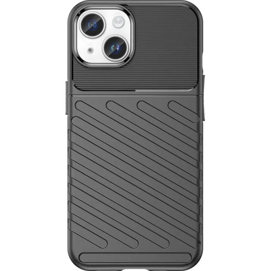 Hurtel Armored iPhone 15 Plus Thunder Case - black - (THUNDER CASE IPHONE 15 PLUS BLACK)