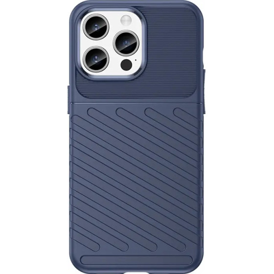 Hurtel Armored iPhone 15 Pro Max Thunder Case - blue - (THUNDER CASE IPHONE 15 PRO MAX BLUE)