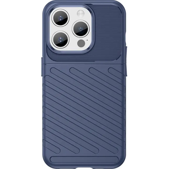 Hurtel Armored iPhone 15 Pro Thunder Case - blue - (THUNDER CASE IPHONE 15 PRO BLUE)