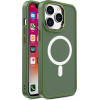 Hurtel Armored magnetic iPhone 14 Plus MagSafe Color Matte Case - green - (Color Matte Case iPhone 14 Plus Green)