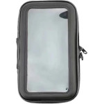 Hurtel Bike Phone waterproof Mount, Universal Case Bicycle & Motorcycle Phone Holder Mount Size XL (max phone size: 165 mm x 80 mm) black (without handlebar mounting) - (Bicycle bag Size XL body)