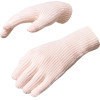 Hurtel Braided phone gloves with cutouts for fingers - pink - (Touchscreen gloves knitted 1 pink)