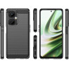 Hurtel Carbon Case case for OnePlus Nord CE 3 flexible silicone carbon cover black - (Carbon Case OnePlus CE3 Black)