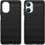 Hurtel Carbon Case case for Realme 10 flexible silicone carbon cover black - (Carbon Case OPPO Realme 10 4G Black)
