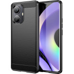 Hurtel Carbon Case case for Realme 10 Pro flexible silicone carbon cover black - (Carbon Case OPPO Realme 10 PRO Black)