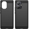 Hurtel Carbon Case case for Realme 10 Pro+ flexible silicone carbon cover black - (Carbon Case OPPO Realme 10 PRO PLUS Black)