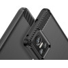 Hurtel Carbon Case case for Realme GT Neo 3 flexible silicone carbon cover black - (Carbon Case OPPO Realme GT Neo3 Black)