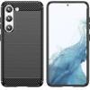 Hurtel Carbon Case case for Samsung Galaxy S23+ flexible silicone carbon cover black - (Carbon Case Samsung S23 Plus Black)