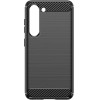 Hurtel Carbon Case case for Samsung Galaxy S23+ flexible silicone carbon cover black - (Carbon Case Samsung S23 Plus Black)