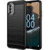 Hurtel Carbon Case cover for Nokia G400 flexible silicone carbon cover black - (Carbon Case Nokia G400 Black)