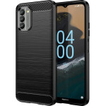 Hurtel Carbon Case cover for Nokia G400 flexible silicone carbon cover black - (Carbon Case Nokia G400 Black)