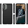 Hurtel Carbon Case cover for Nokia G400 flexible silicone carbon cover black - (Carbon Case Nokia G400 Black)