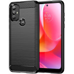 Hurtel Carbon Case Flexible case cover Motorola Moto G Power 2022 black - (Carbon Case Moto G Power 2022 Black)
