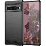 Hurtel Carbon Case Flexible cover for Google Pixel 7 Pro black - (Carbon Case GOOGLE PIXEL 7 PRO Black)