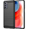 Hurtel Carbon Case flexible cover for Motorola Moto G Stylus 2022 black - (Carbon Case Moto G Stylus 2022 Black)