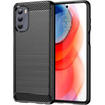 Hurtel Carbon Case flexible cover for Motorola Moto G Stylus 2022 black - (Carbon Case Moto G Stylus 2022 Black)