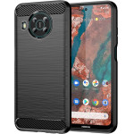 Hurtel Carbon Case Flexible cover for Nokia X100 black - (Carbon Case Nokia X100 Black)