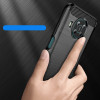 Hurtel Carbon Case Flexible cover for Nokia X100 black - (Carbon Case Nokia X100 Black)