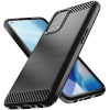 Hurtel Carbon Case Flexible cover for OnePlus Nord N200 5G black - (Carbon Case OnePlus Nord N20 5G Black)