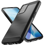 Hurtel Carbon Case Flexible cover for OnePlus Nord N200 5G black - (Carbon Case OnePlus Nord N20 5G Black)