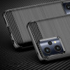Hurtel Carbon Case Flexible Cover Realme 9 Pro black - (Carbon Case REALME 9 PRO Black)