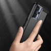 Hurtel Carbon Case Flexible Cover Realme 9 Pro black - (Carbon Case REALME 9 PRO Black)