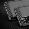 Hurtel Carbon Case Flexible Cover Sleeve for Xiaomi Redmi Note 11 black - (Carbon Case Redmi Note 11 Black)