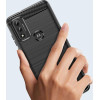 Hurtel Carbon Case Flexible Cover Sleeve Motorola Moto G Play 2022 black - (Carbon Case Moto G Play 2022 Black)