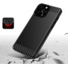 Hurtel Carbon Case Flexible Cover TPU Case for iPhone 13 Pro Max black - (Carbon Case iPhone 13 Pro Max 6,7 Black)