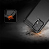 Hurtel Carbon Case Flexible Cover TPU Case for Samsung Galaxy A72 4G black - (Carbon Case Samsung A72 5G/4G black)